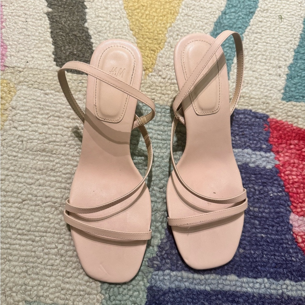 H&M Pink Heels Stylish Design